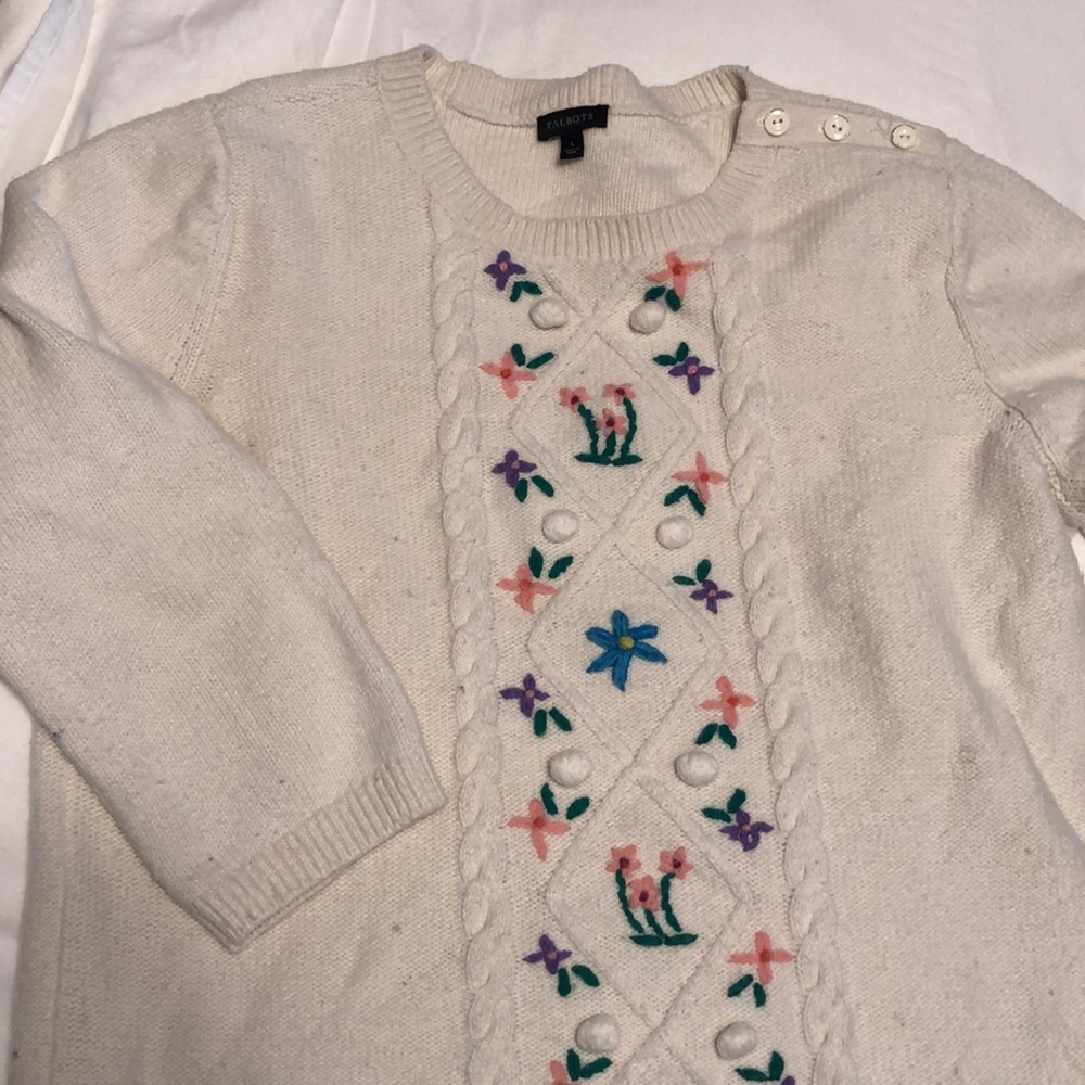 Talbots spring sweater